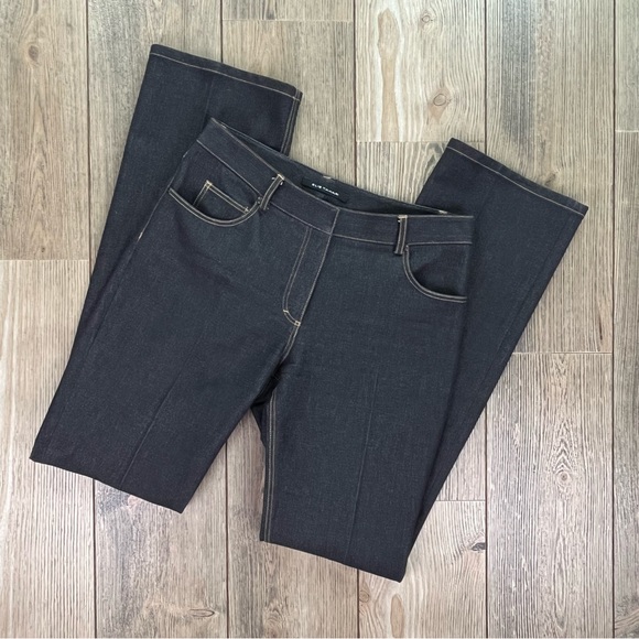 SOLD! Elie Tahari Tailored Denim Bootcut Trousers - Picture 9 of 9